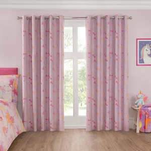 BLACKOUT BOW SKY CITY 66x72 Curtain