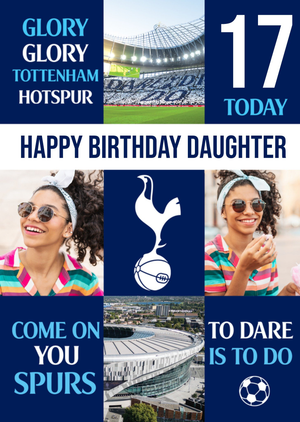 Moonpig Tottenham Hotspur Fc Photo Upload Birthday Card