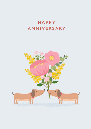 Moonpig Klara Hawkins Dog Anniversary Card