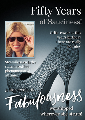 Moonpig Designers Fifty Years Of Fabulousness Photo Upload Card