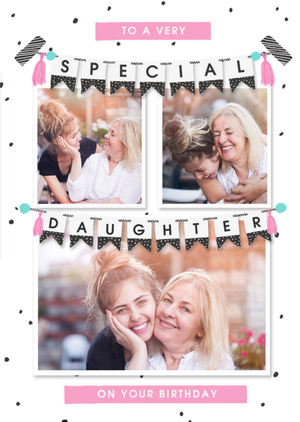 Moonpig Birthday Card - Photo Upload - Daughter