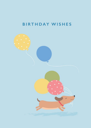 Moonpig Klara Hawkins Dog Birthday Wishes Card