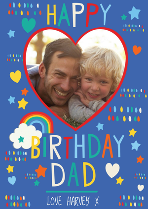 Moonpig Dad Photo Upload Birthday Card
