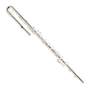 Trevor James Performer Bass Flute, Silver Lip & Riser