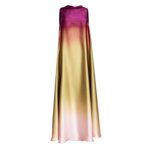 Bell Dress Long In Wine Gradient (XL)