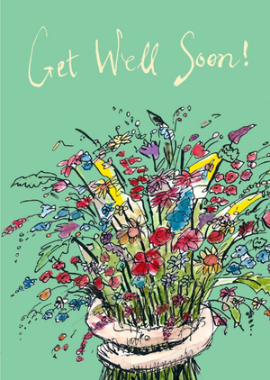 Moonpig Poet And Painter Get Well Soon Floral Card
