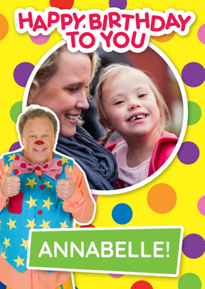 Other Mr Tumble Birthday Card - Happy Birthday Photo Upload