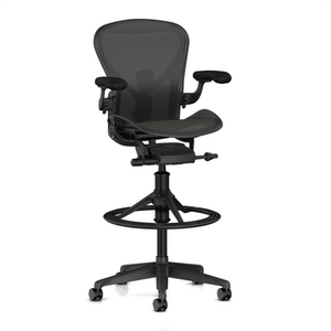 Herman Miller Aeron Graphite Work High Stool | Fast Delivery