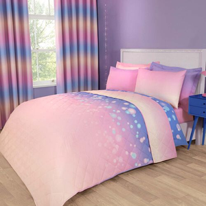 Ombre Pop Bedspread 200cm x 220cm - Pink