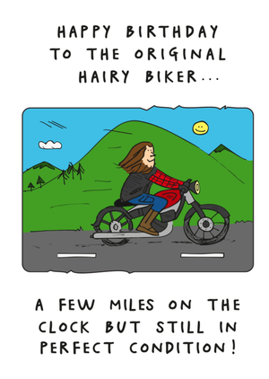 Moonpig To The Original Hairy Biker Birthday Card