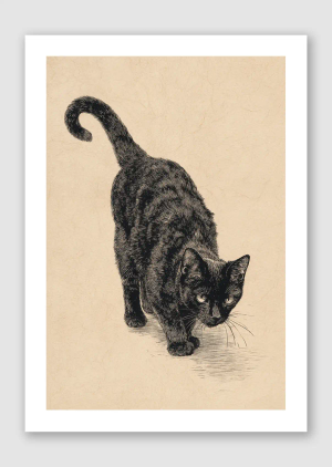 Silent Stalker - A4, Unframed