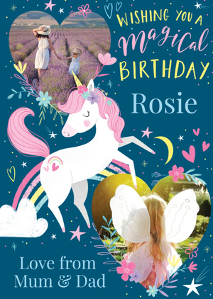 Moonpig Magical Unicorn Birthday Card