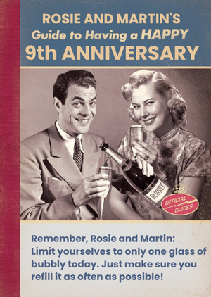 Moonpig Guide To Having A Happy 9th Anniversary Personalised Anniversary Card