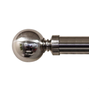 25_28mm Ball Eyelet Stainless Steel Curtain Pole 1221