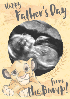 Disney Father's Day Card - From The Bump Photo Upload