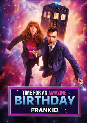 Bbc Doctor Who Time For An Amazing Birthday Card