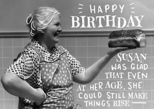 Moonpig Glad She Can Make Things Rise Happy Birthday Card