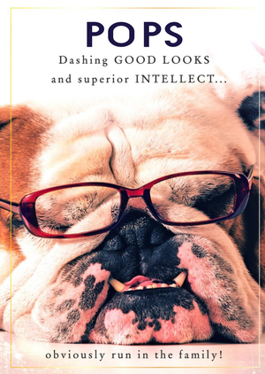 Moonpig Funny Photographic Bulldog Birthday Card