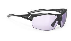 Rudy Project Sydus Prescription Sunglasses - Clip-On Insert - Black Gloss, Rudy Project ImpactX 2 Photochromic Laser Purple