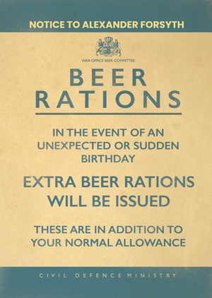 Moonpig Beer Birthday Card