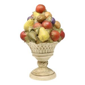 Vintage Fruit and Nut Plaster Topiary