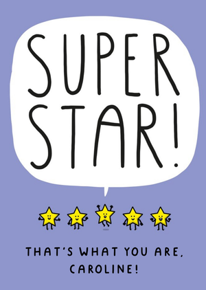 Moonpig Super Star Card