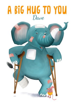 Moonpig A Big Hug To You Get Well Card