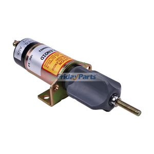 2 Terminals 12V Aftermarket Woodward 1504-12C2U1B1S1A Fuel Shutoff Solenoid Valve 