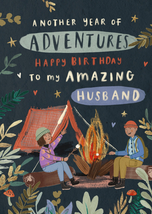 Moonpig Another Year Of Adventures Husband Birthday Card