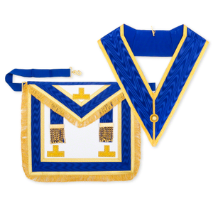 Craft Provincial Full Dress Lambskin Apron & Collar - Elegant combination with refined ceremonial detailing