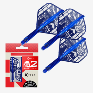 Target Japan K-Flex Flight Blue Short Length No.2 Shape Japan Limited Version