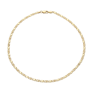 Pre-Owned 9ct Yellow Gold 11" Anchor Link Anklet