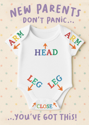 Moonpig New Parents Don't Panic You've Got This Card