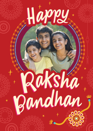 Moonpig Happy Raksha Bandhan Photo Upload Card