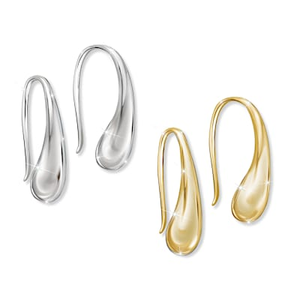 2-For-1 Platinum- and 18K Gold-Plated Earrings Set