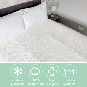 Memory Foam All Seasons Mattress Topper Single Bed