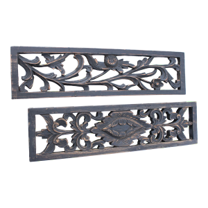 Decorative Carved Wood Wall Mount Panels