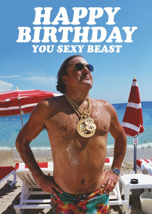 Other Dean Morris You Sexy Beast Funny Birthday Card