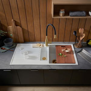 Kameo Smart 1.5 Bowl White Composite Sink