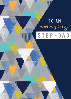 Moonpig To An Amazing Step-Dad Patterened Card