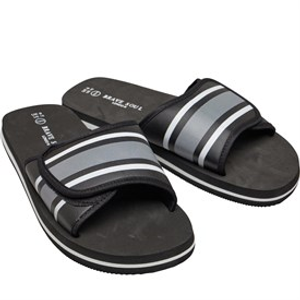 Brave Soul Heren Mateo Slippers Zwart/Grijs/Wit