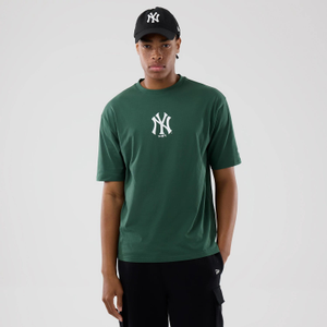 New York Yankees MLB Food Graphic Dark Green Oversized T-Shirt