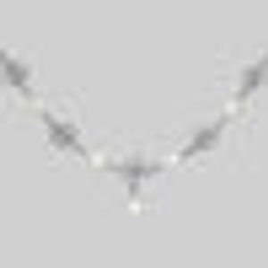 MURIEL. Chainmail & Pearl Collar - Silver - Silver