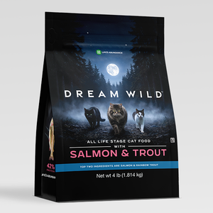 4 lb All Life Stage Cat Food with Salmon & Trout