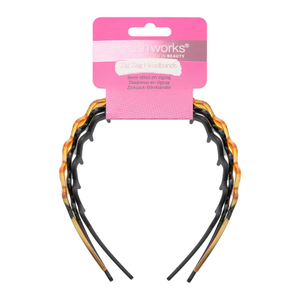 Brushworks Zig Zag Headbands 3 Pack