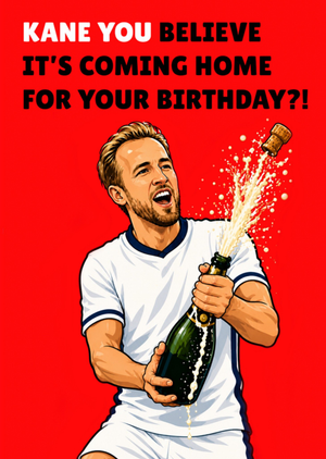 Moonpig Kane You Believe It's Coming Home Football Birthday Card