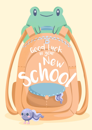 Moonpig Good Luck In Your New School Card