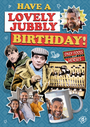 Bbc Lovely Jubbly Birthday Photo Upload Card