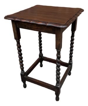 Traditional English Barley Twist Side Table