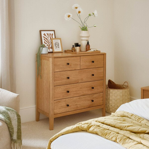 Corton Natural Oak 2+3 Chest of Drawers